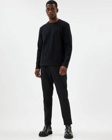 Resim Koton Erkek Sweatshirt Siyah 5wam70065mk 25ky59001710 Y5901 Siyah 