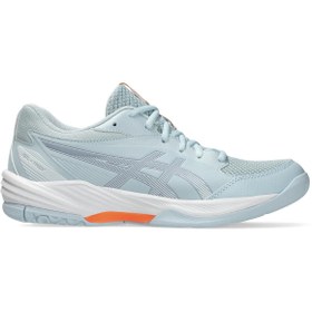 Resim Asics GEL-TASK 4 Kadın Gravel/Arctic Blue Voleybol Ayakkabısı 1072A106-020 