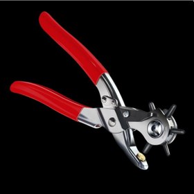 Resim Çok Başlıklı Deri Delme Pensesi 6 Ölçülü Profesyonel Kemer Delme Aparatı Ayarlanabilir Delik Açma Pensesi 1 