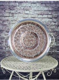 Resim Miray Bakır Tepsi 36 CM 