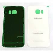 Resim Samsung Galaxy S6 Arka Batarya Pil Kapağı-Beyaz 
