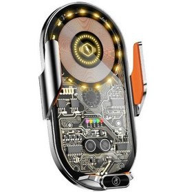 Resim Wondernest C13 15w Kablosuz Araç Şarj Cihazı, Otomatik İndüksiyonlu Telefon Tutucu Braket Std 