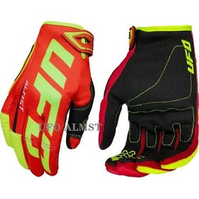 Resim Carrier Ufo Almst Yaz Sürme Bisiklet Eldiveni Erkek Tam Parmak Nefes Spor Dağ Bisikleti Eldiven Motosiklet Motokros Yarışı Guantes 