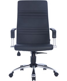 Resim Bürosit Siyah Dolphin 9 Krom Yönetici Koltuğu 