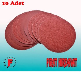 Resim 180 MM Cırt Zımpara 100 Kum 10 Adet 