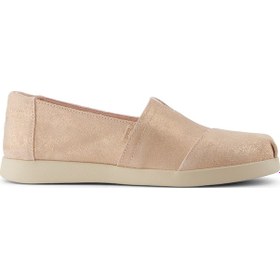 Resim 10021918 Pale Rose Espadril / Keten Kadın 10021918 Toms Alpargata Plus Pale Rose Metallic Suede 10021918 Pale Rose 