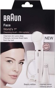 Resim Braun Face 840 Travel Beauty Edition Temizleme Fırçası - Yüz Epilatörü 