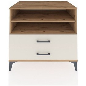 Resim Kronos Şifonyer 2 Raflı 2 Çekmeceli 88x59x80 Çam-aytaşı Atlas Çam 