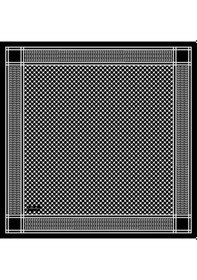 Resim LA BOUTIQUE Güz Yaz Serinliği Eşarp 90 X 90 F117 Siyah-Yeşil 