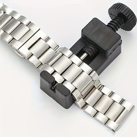 Resim 1 adet Mini Saat Bantı Bağlantısı Çıkarıcı, Plastik Saat Bantı Ayar Aracı, Saat Kayışı Uzunluğu Değiştirme, Kolay Çıkarılabilir, Pil Gerektirmez, Saat Tamir Aracı | Kompakt Saat Aracı | Dayanıklı Plastik 