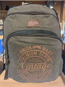 Resim Kaliteli Siyah Vintage Salaş Baskılı Disayn Günlük Gezi Okul Sırt Çantası Revilla Bag 28x38cm Yeşil - Koyu Yeşil 