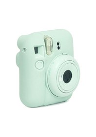 Resim Fujifilm Instax Mini 12 Fotoğraf Makinesi + 20'li Film + Kıskaçlı Resim Standı + Silikon Kılıf Seti Yeşil 