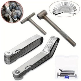 Resim Willowhaven D1 8mm 9mm 10mm Motorcycle Motoru Supap Ayar Aleti Düz Ve Eğimli Şahmerdan 