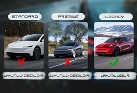 Resim T PARTS Tesla Model Y Performans Gerçek Karbon Fiber Spoiler 