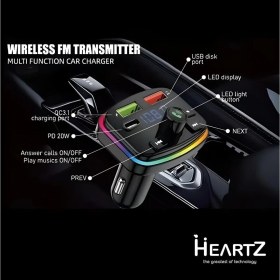 Resim Braventa Collection Fm Transmitter Modulator Araç Fast Quıck Charge Hızlı Şarj Flash Bellek Micro Sd Mp3 Player 12-24 V 