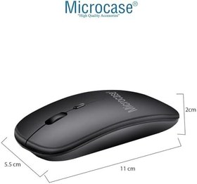 Resim Microcase Lenovo Tab TB311FU 2025 10.1 Tablet için Çanta + Bluetooth Klavye + Mouse + Tablet Standı Siyah- AL4233 