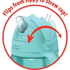 Resim Skip Hop Çift Fonksiyonlu Alıştırma Bardağı 2'li Paket 