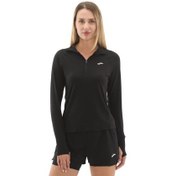 Resim Brooks Dash 1-2 Zip 3.0 Kadın Sweatshirt Siyah 