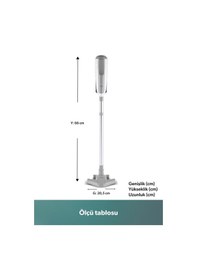 Resim Homend Dustroyer 1272H 2 in 1 Metal Borulu Kablolu Dikey Süpürge 