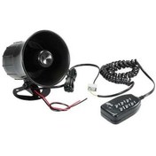 Resim Createtech Araba Motosiklet Bluetooth Hoparlör 6 Tonlu Megafon Korna Yangı 