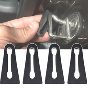 Resim 4 adet VW, Audi, Skoda ve Seat araçları için Şok Emici Kauçuk Kapı Kilidi Tamponu Amortisörü Yumuşatma Mühür Ped Ölümcül Yumuşatıcı Sessiz Yedek Parça 