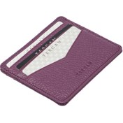 Resim Mor Deri Unisex Kredi Kartlık - S1KK00001665-C48 