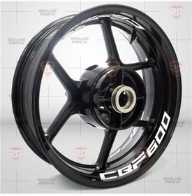 Resim Cbf600 Reflektif Beyaz Jant Şeridi 