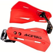 Resim Tongdashop Kırmızı Motosiklet El Koruyucu - Rüzgar, Çizilme Ve Darbe Dayanımlı - Motocross, Atv, Dirt Bike Uyumlu 