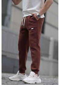 Resim Acı Kahve Kargo Cep Basic Eşofman Altı 6527 Acı Kahverengi 