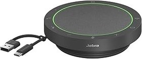 Resim Jabra Speak2 55 Bluetooth eller serbest konuşma çözümü, gürültü azaltmalı 4 mikrofon, 50 mm geniş bantlı hoparlör, geniş bantlı ses, kompakt, taşınabilir, yakınlaştırma ve Google Meet sertifikalı, 