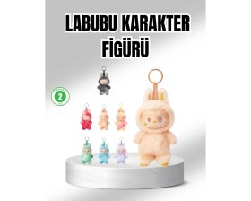 Resim MiraLive Labubu Peluş Oyuncak - Koleksiyonluk Yumuşak Dekoratif Figür 20 cm 
