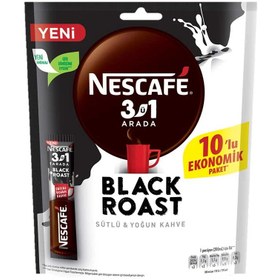 Resim Nescafe Black Roast Kahve 10'lu 