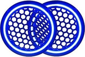 Resim Neon Işıklı 16 cm Hoparlör ve Midrange Kapağı - 2 Adet - Mavi 