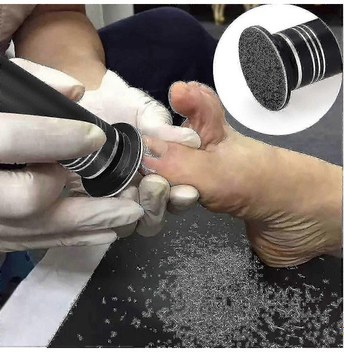 Ayak Bakımı İçin Geliştirilmiş Elektrikli Nasır Giderici Hızı Ayarlanabilir 60 Yedek Zımpara Diskleri