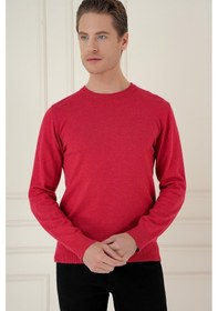 Resim Efor Tr 875 Slim Fit Kırmızı Klasik Triko Kırmızı 