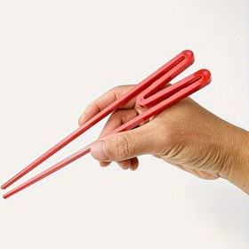 Resim 1 adet Yeniden Kullanılabilir Eğitim Çubukları - Dayanıklı Plastik, Katı Desen, Başlangıç ve Meraklılar için Hızlı Yardımcı, Yiyecek Servis Ekipmanı, Öğrenme ve Pratik İçin İdeal, Tüm Yaşlar İçin Uygun 