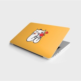 Resim Laptop Sticker Bilgisayar Notebook Pc Kaplama Etiketi Kedi Kalp Öpücüğü 