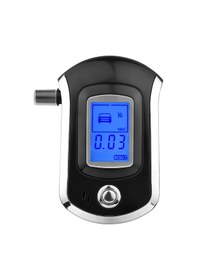 Resim Vkemall Ağızlıklı Taşınabilir Alkolmetre Nefes Alkol Test Cihazı Lcd Arka Aydınlatmalı D Siyah Ve Gümüş 