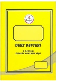 Resim Ders Defteri 8 Derslik Günlük Yoklamalı 200 Sayfa Sert Kapak Renk Değişebilir 