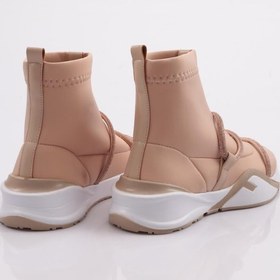 Resim Dgn 032-22k Kadin Kalin Taban Silver Taş Detayli Bot 032-2252-R0152 Bej 