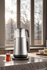 Resim HOMEND Royaltea Elegant 1777H Inox Çay Makinesi 