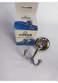 Resim Göçer Çelik Banyo Askısı Krem 