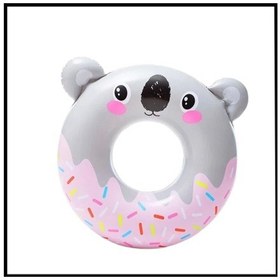 Resim Uyguna-yakala 76 Cm-çocuk Yüzme Simidi Sevimli Koala Figürlü-mıt.009 Çok Renkli 