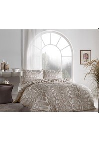 Resim Taç Edgar Ranforce Tek Kişilik Nevresim Takımı Kahverengi 