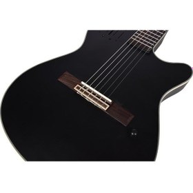 Resim Tayste Cg-100eq Bk Silent Elektro Klasik Gitar 
