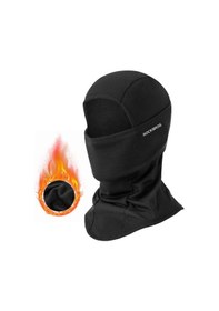 Resim Springsun Rockbros Dış Mekan Kış Sıcak Ve Rüzgar Geçirmez Maske, Dış Mekan Polar Atkı, Soğuk Ve Duman Maskesi, Bisiklet Başlığı Siyah Siyah 