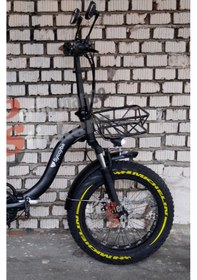 Resim Michelin+şerit Elektrikli Bisiklet Lastik Yazısı E-bike Sarı 