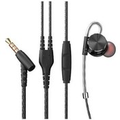 Resim Pazly Qkz Dm10 Ergonomik Kulak İçi Stereo Kulaklık - 12mm Hoparlör - Siyah/gri/ DM10 