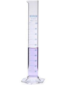 Resim Cam Mezür 100 Ml - Uzun Form - Mavi Skala 