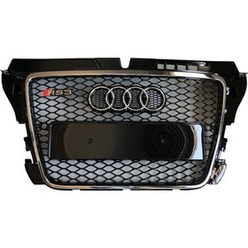 Resim Karva Vw Audi A3 8p Rs3 Ön Panjur Krom-siyah 2008-2012 